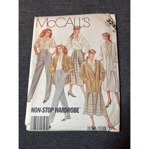 Vintage McCalls 3245 Jacket Skirt Pant Pattern Miss Size 10 J. Femme 1987 Sewing